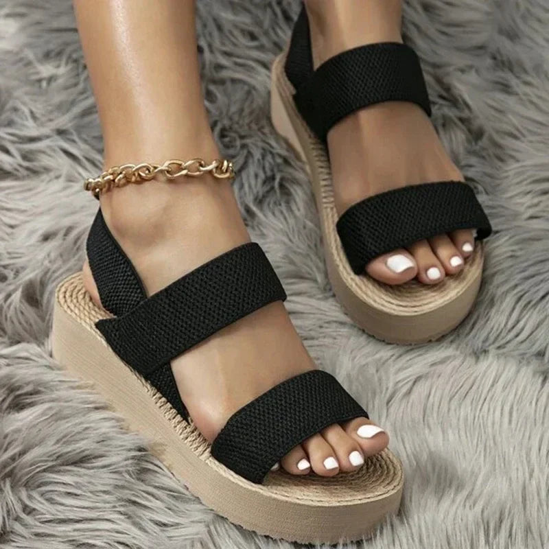 Versatile Ibiza style women's sandals. Elegant yet casual, perfect for warm weather, travel, and comfortable daily wear.