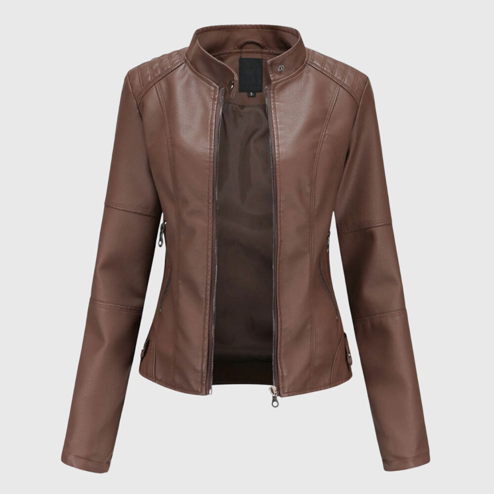 Chic women's oversized button-front shacket, ideal for versatile casual wear and stylish fall or spring layering.