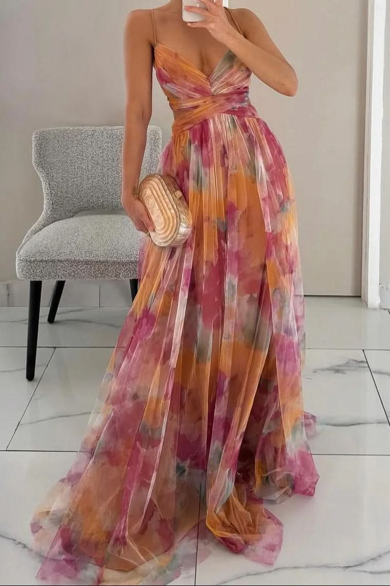Women's effortless sleeveless maxi dress in a flattering fit, perfect for casual or elegant occasions.