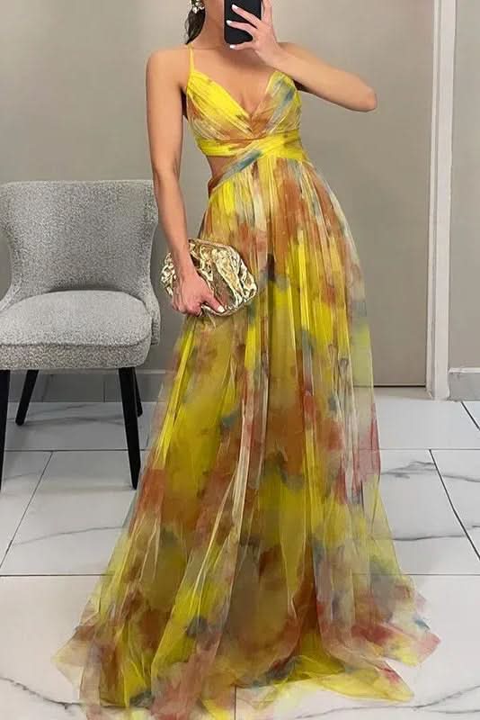 Comfortable women's sleeveless maxi dress, perfect as a vacation dress or chic summer long dress.
