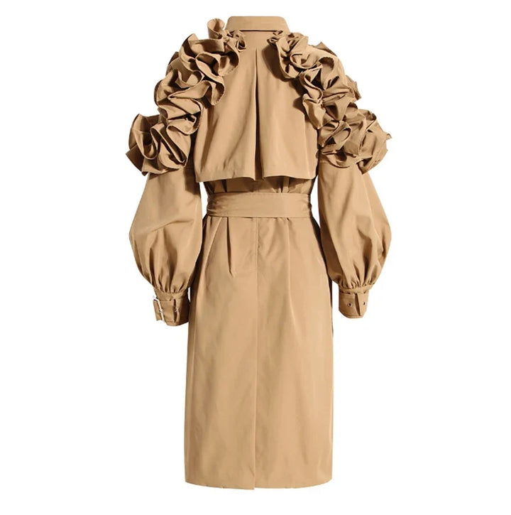 Elegant women's trench coat in a timeless design, perfect as sophisticated outerwear.