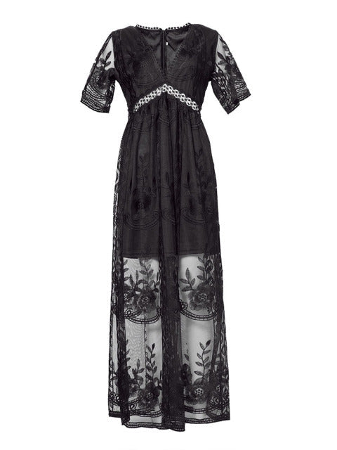 Elegant women's Belinda maxi dress, a stylish long summer dress perfect for casual or party wear.