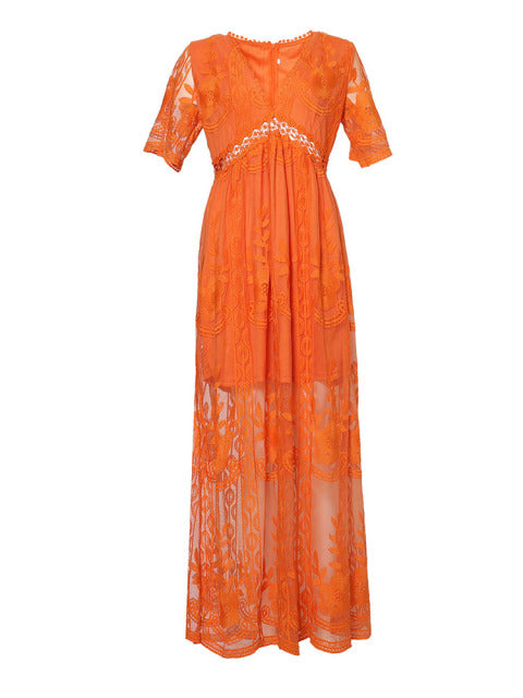 Versatile women's Belinda maxi dress, great for casual wear, summer vacations, or parties.