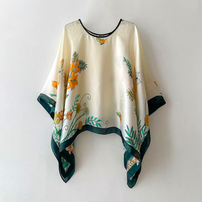 Elegant patterned shawl for women, a stylish and versatile fashion accessory, ideal as a thoughtful gift.