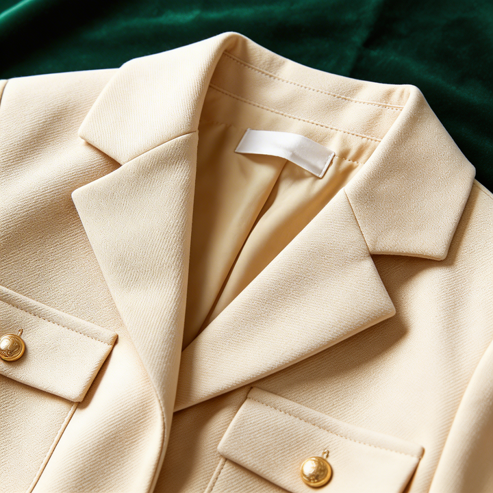 Smart women's stylish blazer coat, an essential piece of elegant outerwear for a refined professional wardrobe.