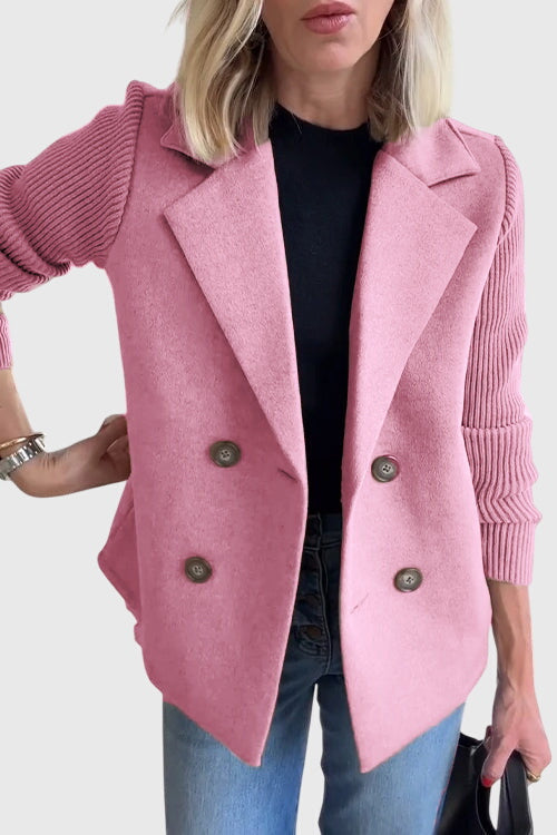 Classic women's elegant tailored blazer, a chic sophisticated jacket for contemporary professional wear.