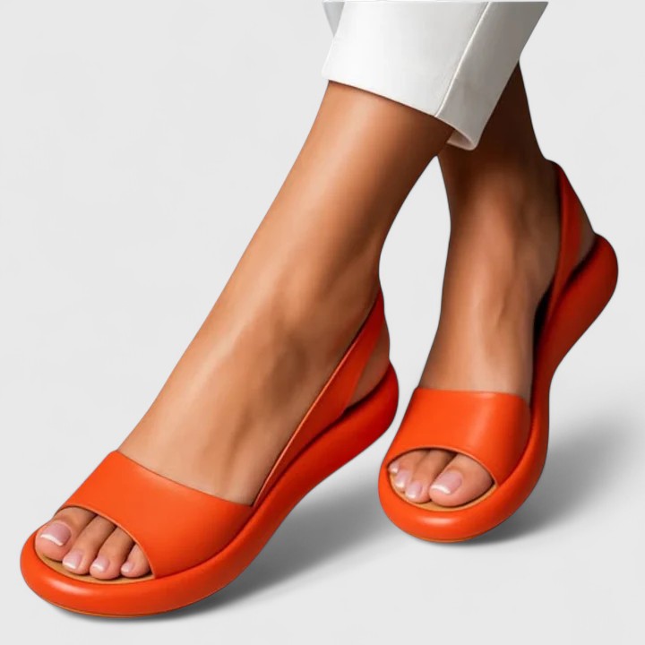 Stylish Emrynn women's casual slip-on sandals, cushioned for all-day comfort and arch support.