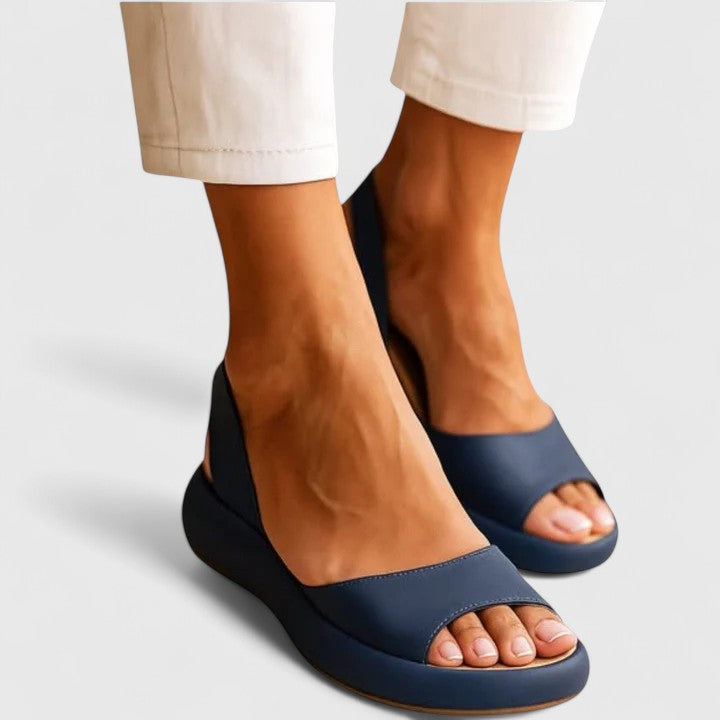 Perfect summer Emrynn orthopedic slip-on sandals for women, offering cushioned comfort and easy wear.