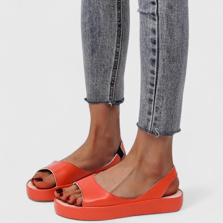 Casual Emrynn women's slip-on sandals, designed as orthopedic comfort footwear with arch support.