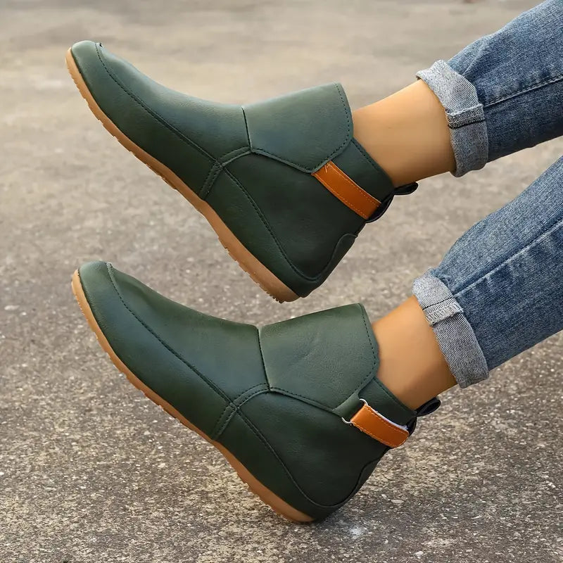 Women's ErgoFit comfortable slip-on ankle boots for all-day wear & support.