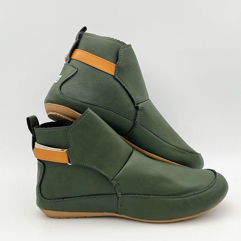 ErgoFit ergonomic slip-on ankle boots for women, offering ultimate comfort & support.