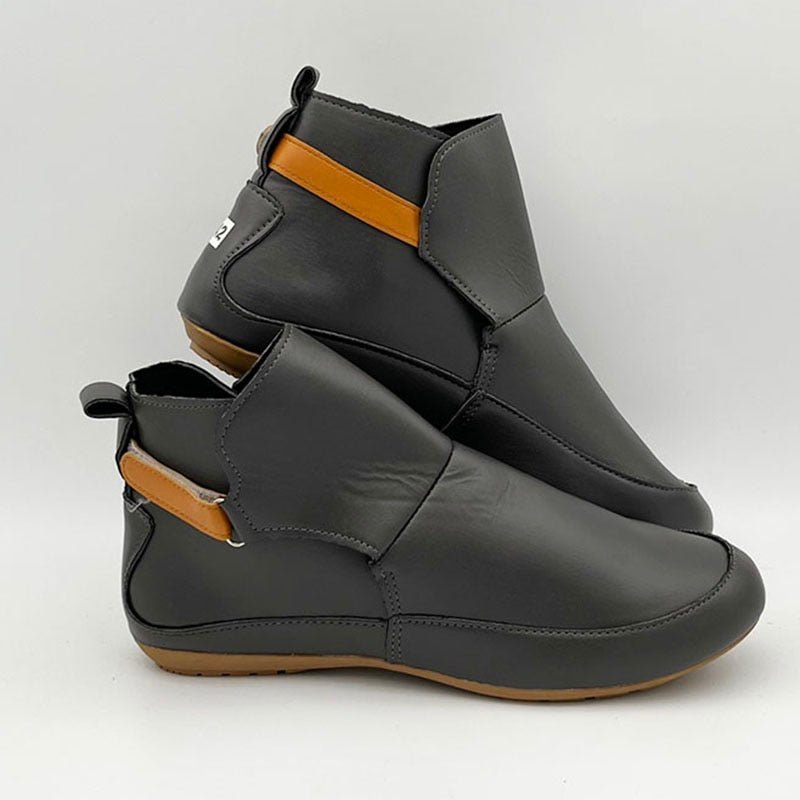 Comfortable women's ErgoFit ankle boots, ideal slip-on footwear for fall & winter style.