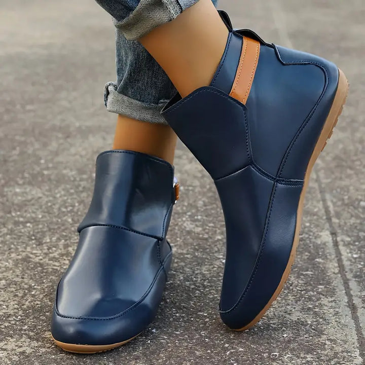 Versatile women's ErgoFit comfortable ankle boots, easy slip-on style for any occasion.