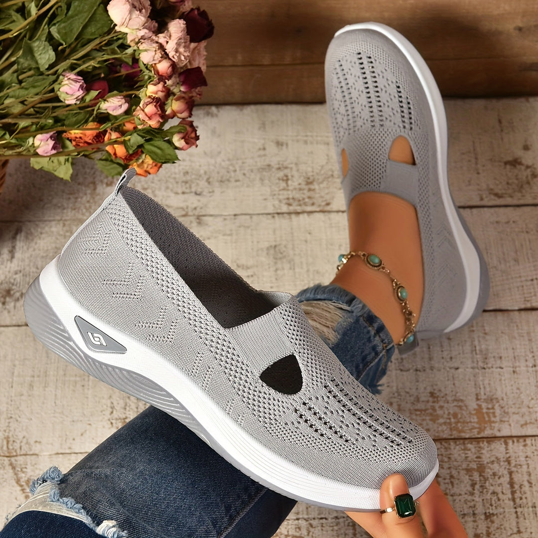 Athleisure slip-on sneakers for women, offering superior comfort & lightweight daily wear.