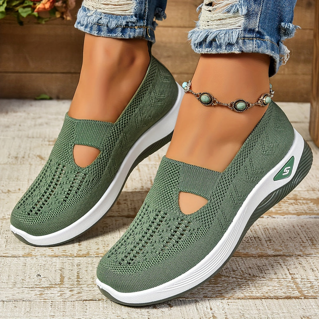 Daily comfort women's sneakers, lightweight slip-ons with ergonomic design for active lifestyles.