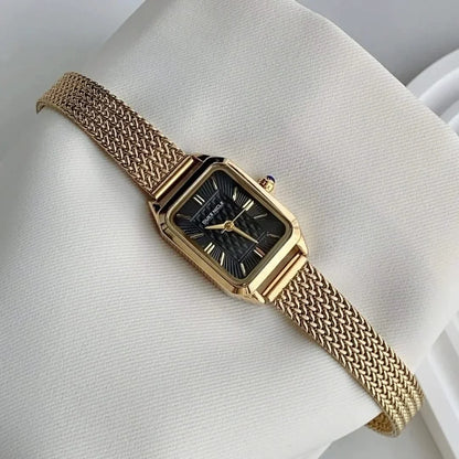 White Estella women's wristwatch, elegant and sleek, a classic daily timepiece with an adjustable fit for comfort.