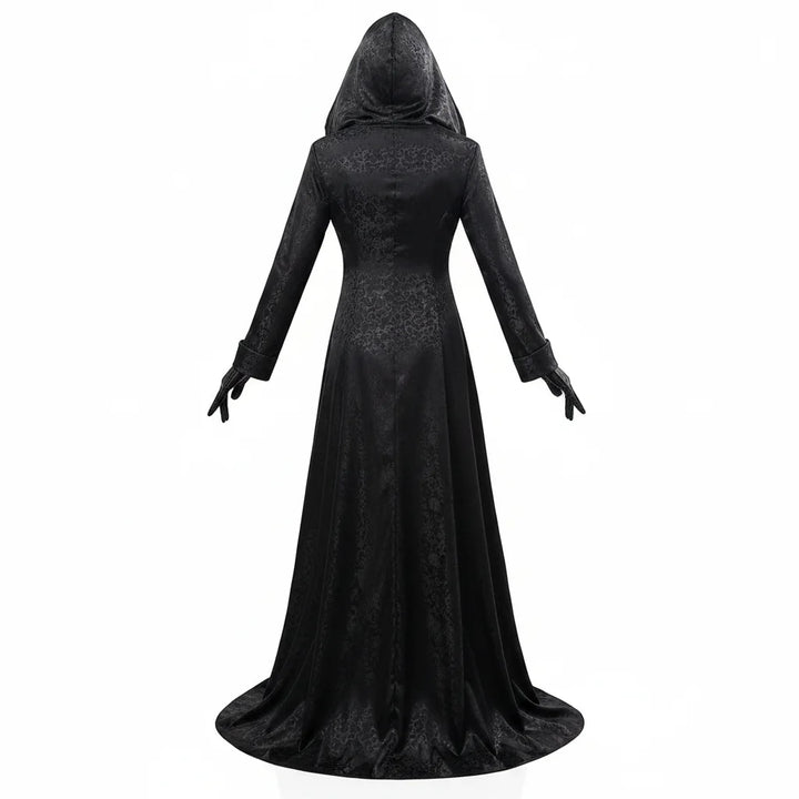 Official Evil Village Vampire Lady women's costume, high-quality character outfit perfect for cosplay events.