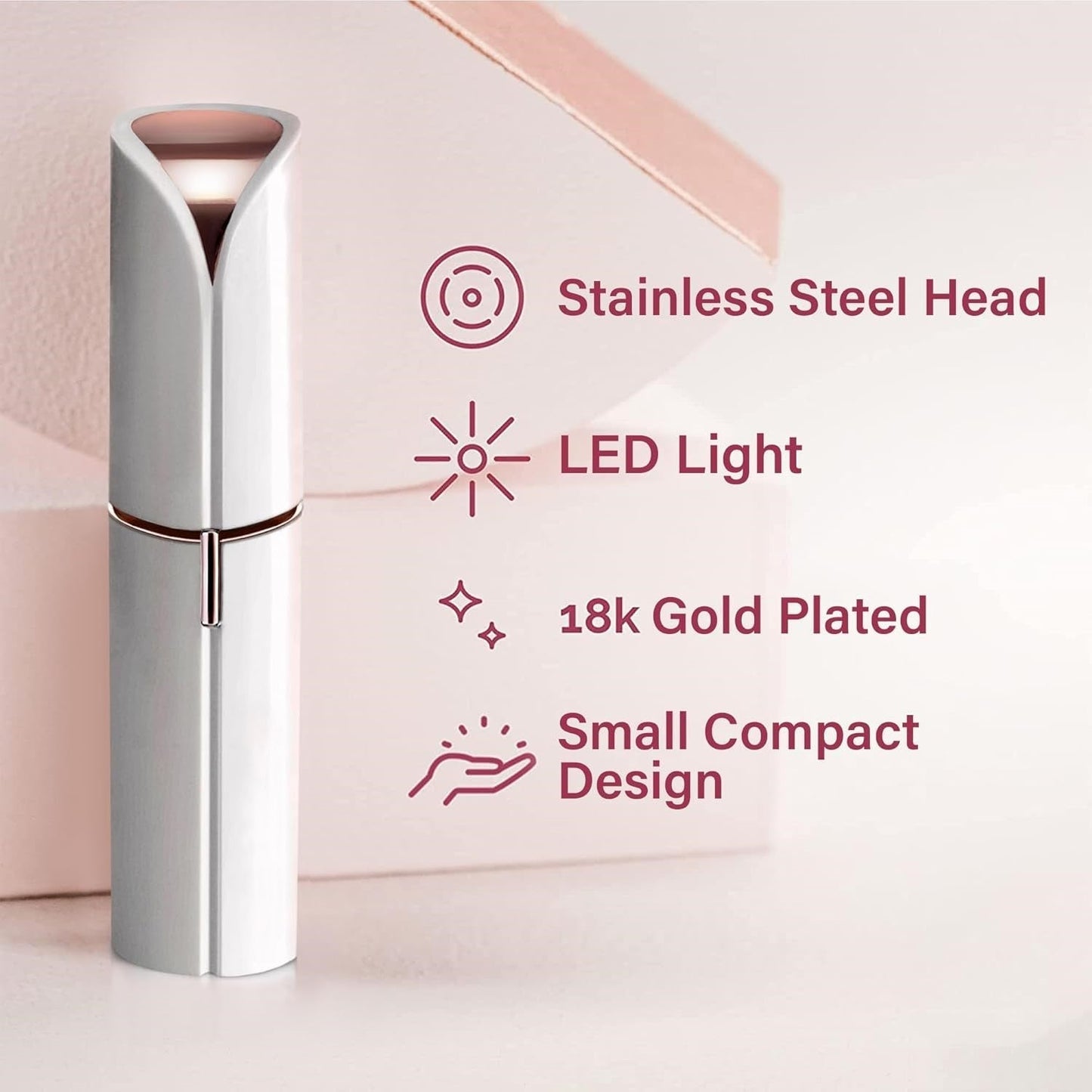 Premium women's facial hair remover, delivering a painless & smooth skincare experience.