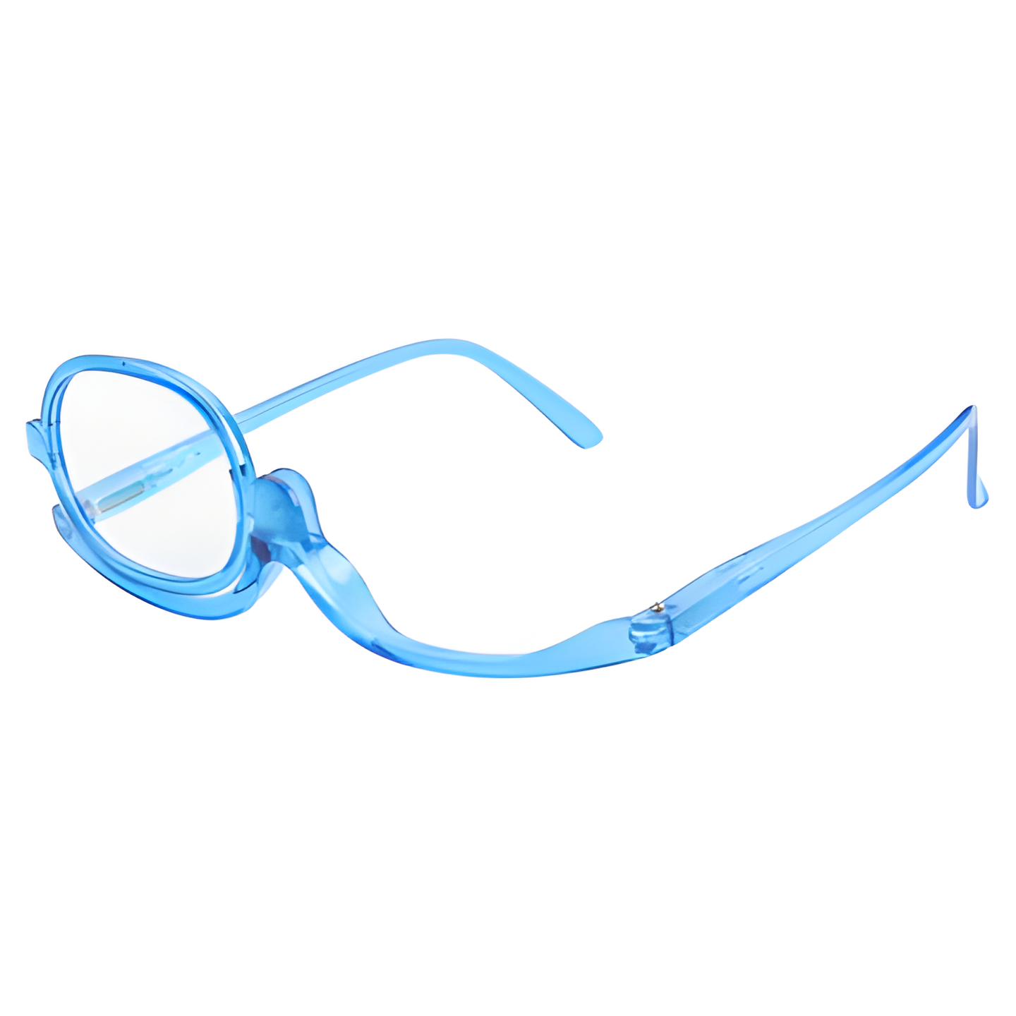 Women's optical flip-lens glasses, ideal for close-up work, reading, and precise makeup application.