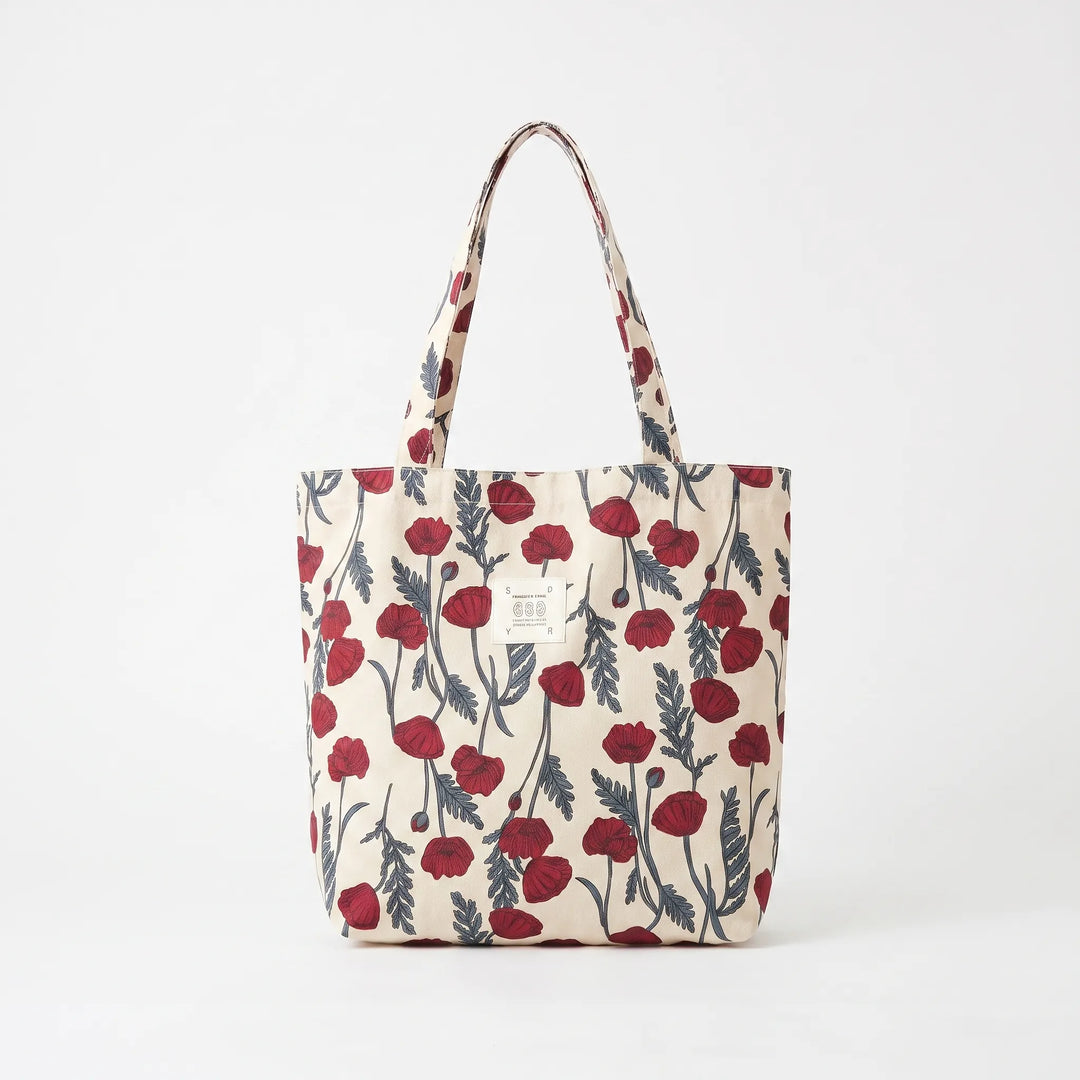 Stylish women's floral print tote bag, large capacity shoulder carry for summer & daily use.