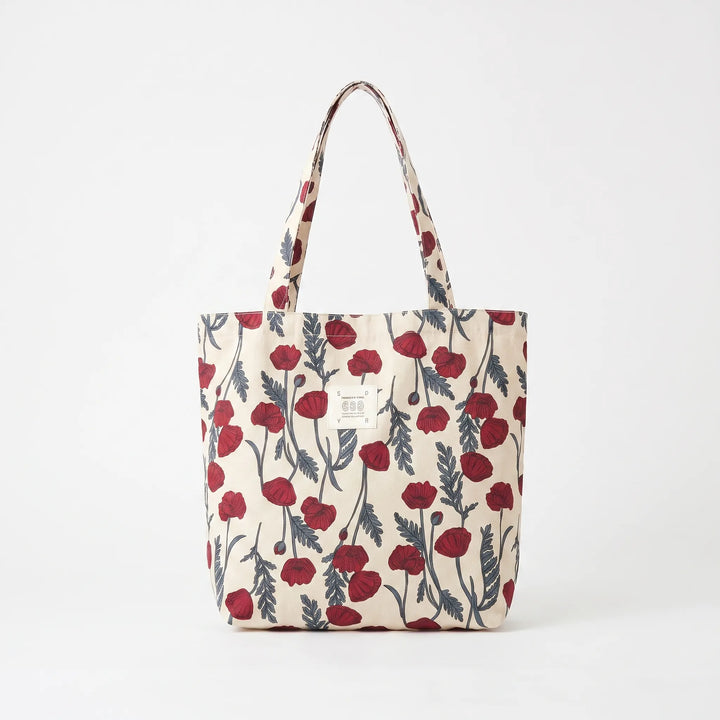 Stylish women's floral print tote bag, large capacity shoulder carry for summer & daily use.
