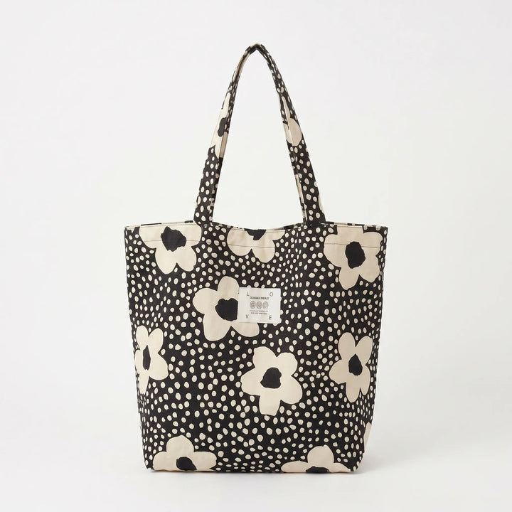 Vibrant floral print women's tote bag, a spacious & trendy shoulder bag for daily essentials.