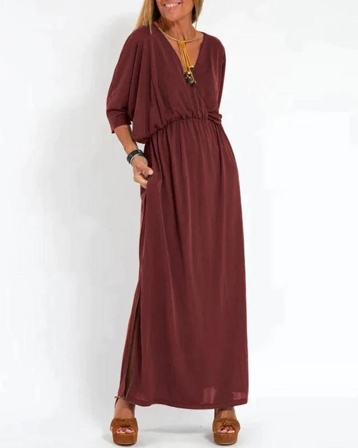 Versatile women's elegant maxi dress, designed with a graceful flow & practical adjustable straps for ultimate comfort.