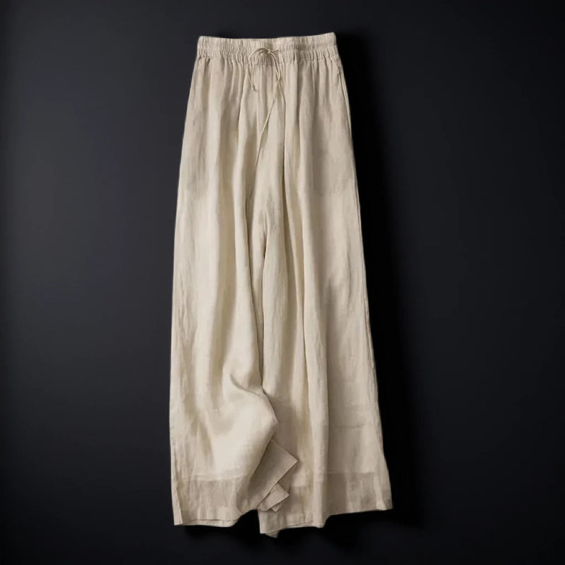 Stylish women's wide-leg pants with a comfortable flowy design, ideal for spring, summer, and beachwear.