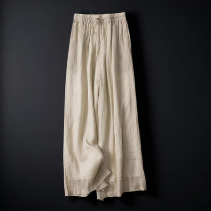 Stylish women's wide-leg pants with a comfortable flowy design, ideal for spring, summer, and beachwear.