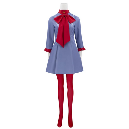Bold women's Gaga inspired cosplay dress, a dramatic and unique outfit for themed events & performance.