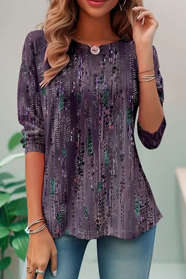 Fashionable loose fit women's sequin top with an open back, ideal for glamorous evening wear & going out.