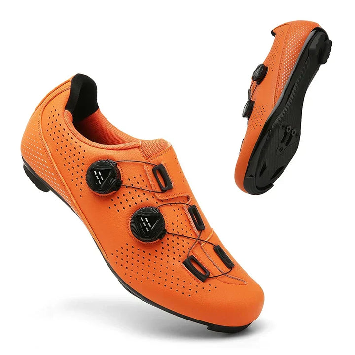 Women's high-performance cycling shoes for road & MTB, featuring a sleek design.