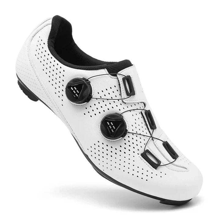 Women's clipless cycling shoes, stiff sole for efficient power transfer on road & MTB.