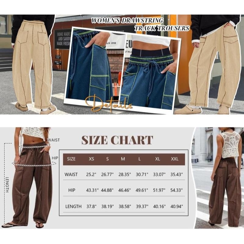 Soft, high-rise women's barrel sweatpants. Relaxed fit for ultimate comfort, lounge, or street style.