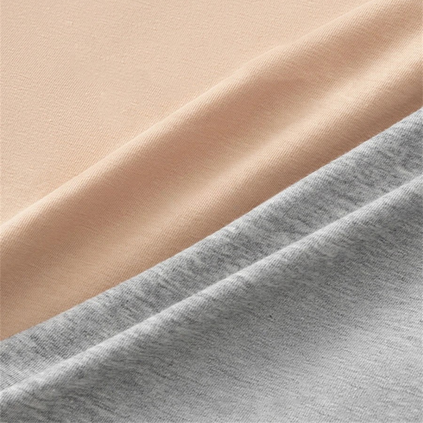 Folded high-rise cotton briefs 3-pack, soft, seamless, breathable women's underwear.