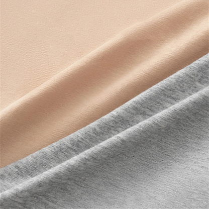 Folded high-rise cotton briefs 3-pack, soft, seamless, breathable women's underwear.