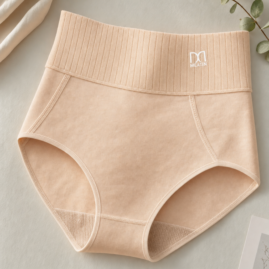 Women's shapewear 6-pack: high-waist shaping underwear for a smooth, comfortable silhouette.