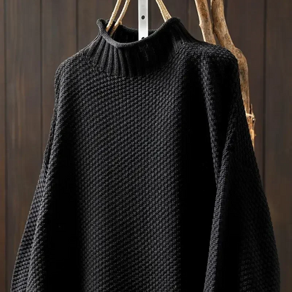 Soft & comfortable women's honeycomb knit pullover, ideal for ultimate warmth & stylish wear.