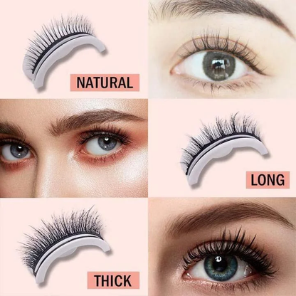 Instant Glam reusable self-adhesive lashes. Women's no-glue false eyelashes for a natural, beautiful makeup look.