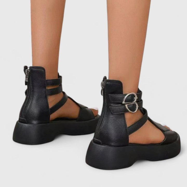 Stylish Ivana women's multi-strap platform sandals, perfect for summer comfort & elevated everyday wear.