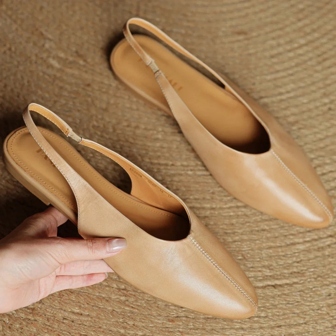 Stylish women's Juliet slingback flats, comfortable and versatile for spring & summer fashion.