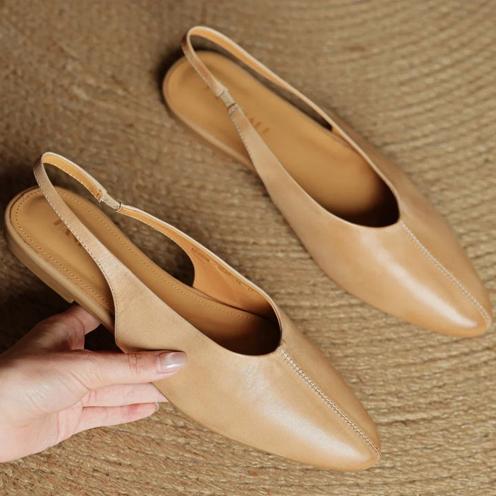 Stylish women's Juliet slingback flats, comfortable and versatile for spring & summer fashion.