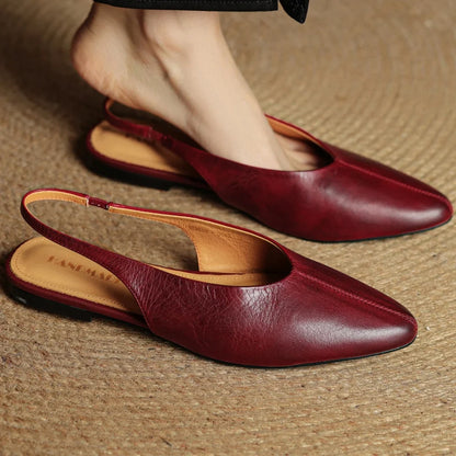 Comfortable women's Juliet slip-on flats, ideal for walking & versatile summer style.