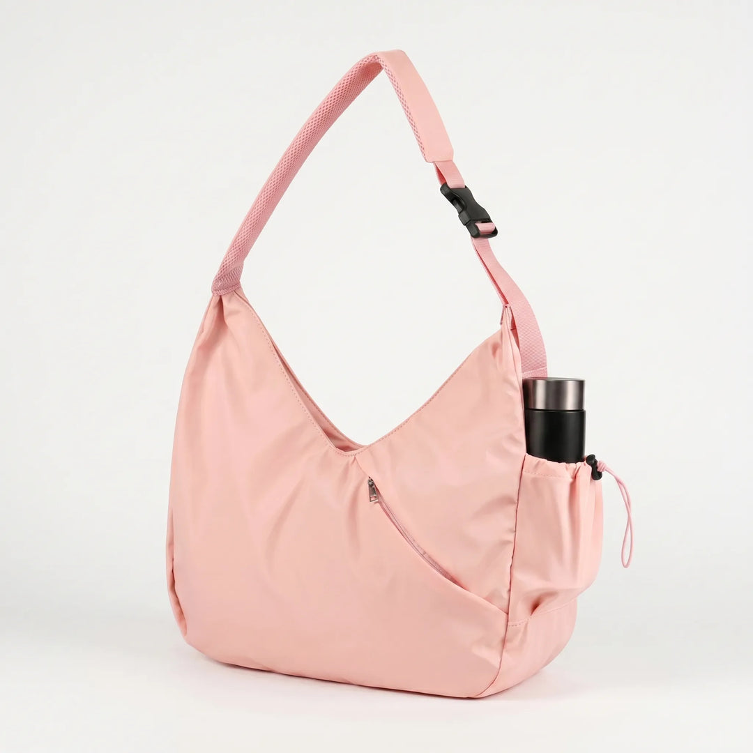 Large women's fitness tote bag for gym, yoga & sports. Durable activewear accessory & travel workout bag for women.