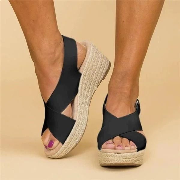 Women's lightweight flat sandals, perfect for summer comfort & everyday casual wear. Open toe design for warm weather.