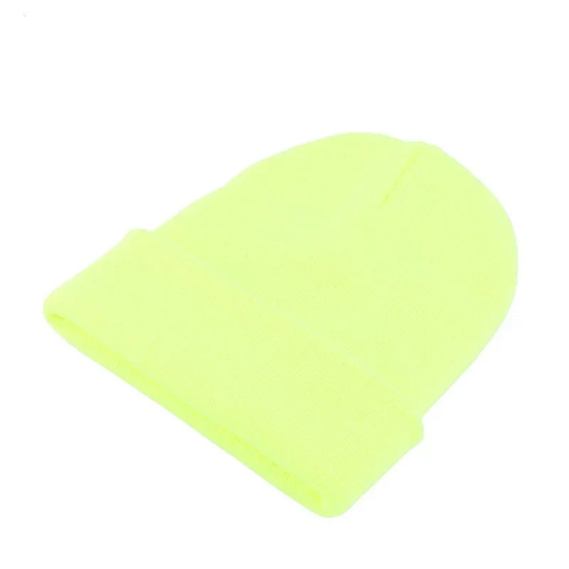 Soft acrylic women's beanie, a lightweight knit hat for casual fashion.