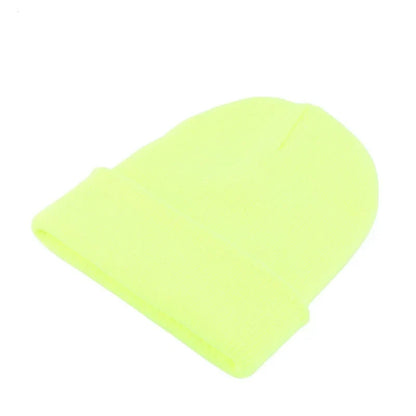 Soft acrylic women's beanie, a lightweight knit hat for casual fashion.