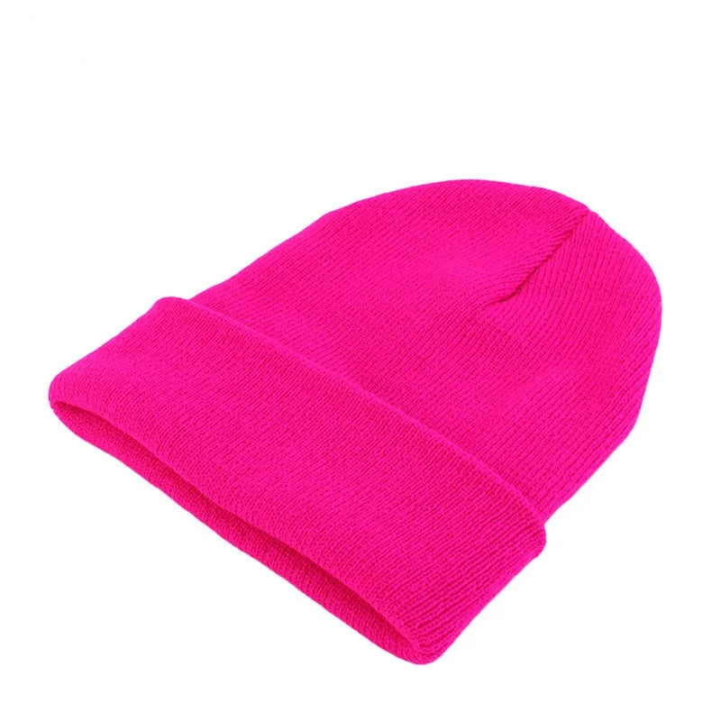 Soft acrylic women's lightweight beanie, a casual knit hat for comfort.