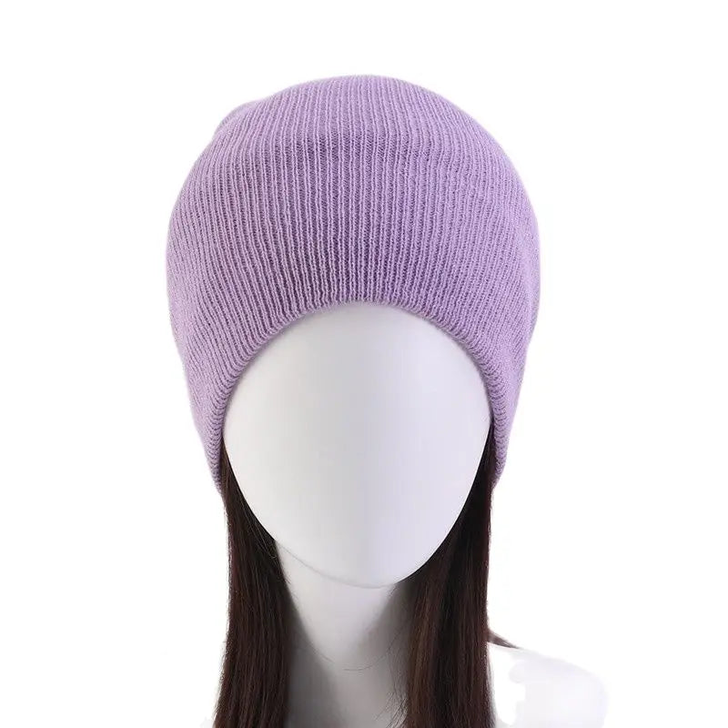 Soft comfort women's knit beanie, a lightweight casual fashion accessory.