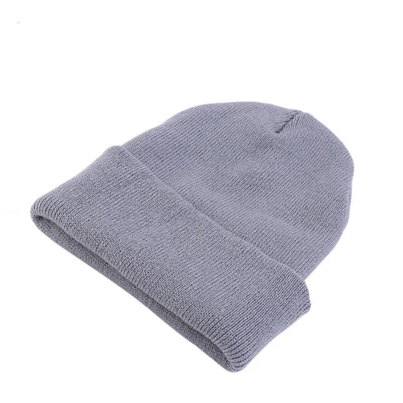 Soft knit women's beanie, lightweight acrylic hat for everyday fashion.